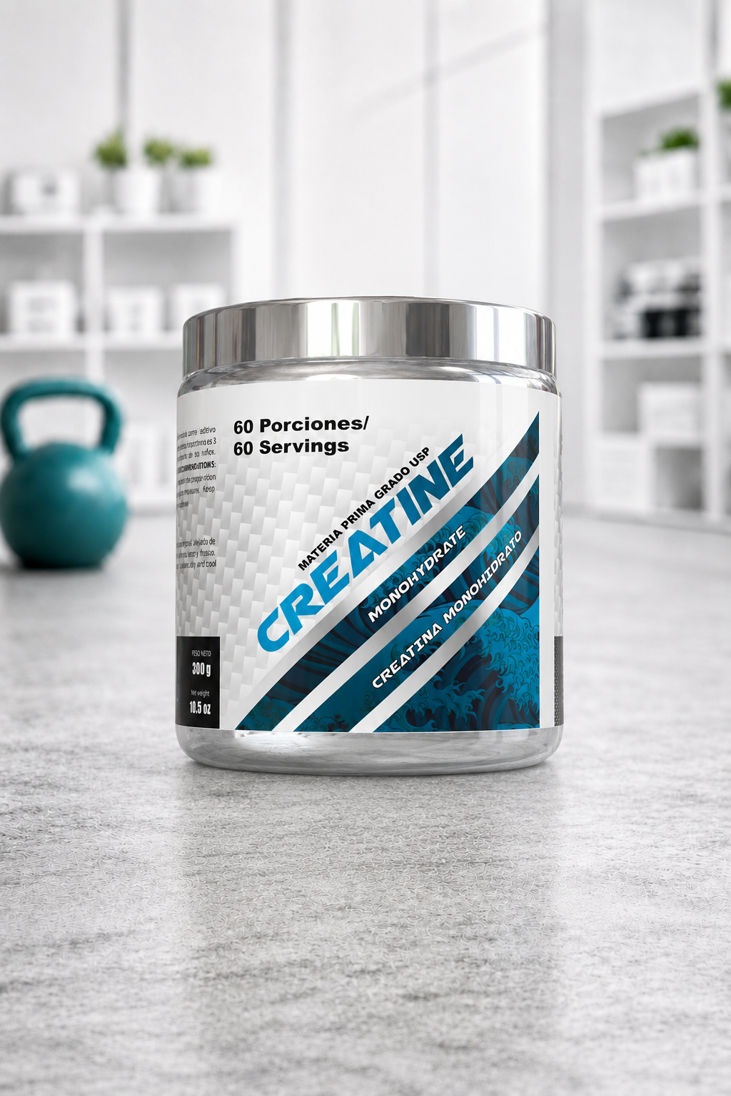 CREATINA PURA GRADO USP x 300 gr.