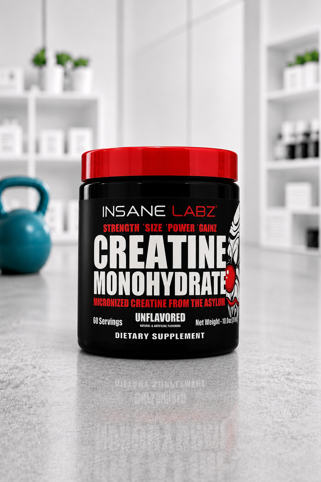 Creatina Monohidratada 60 Servicios – Insane Labz