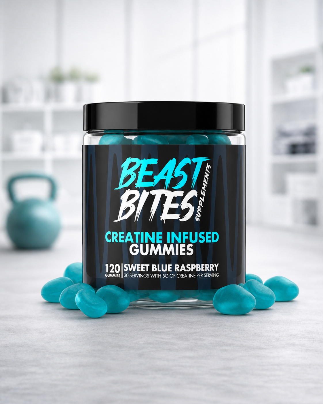 BEAST BITE GOMAS DE CREATINA X 120 UNI