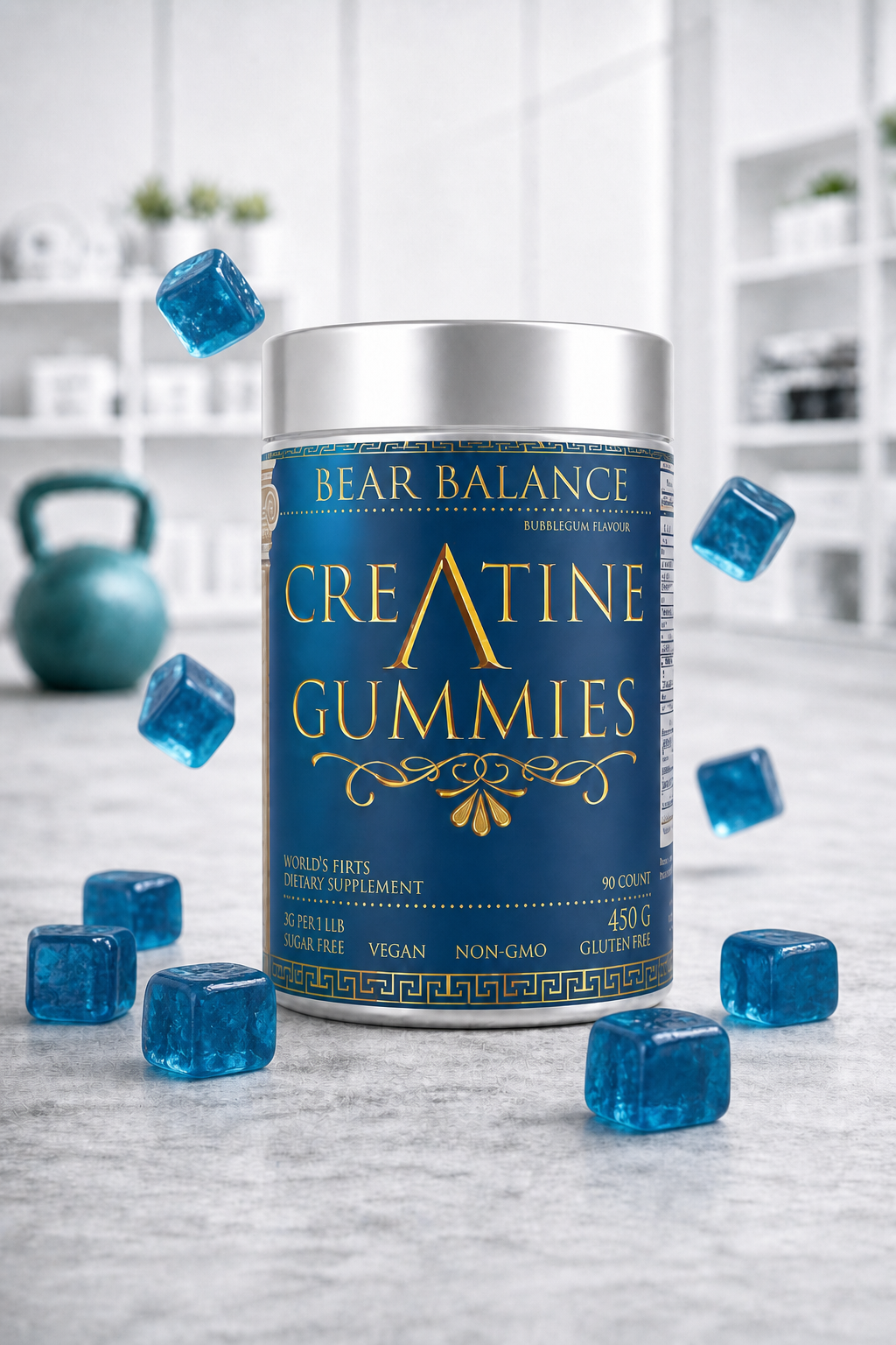 Gomitas de Creatina x 90 Unidades Sabor Chicle