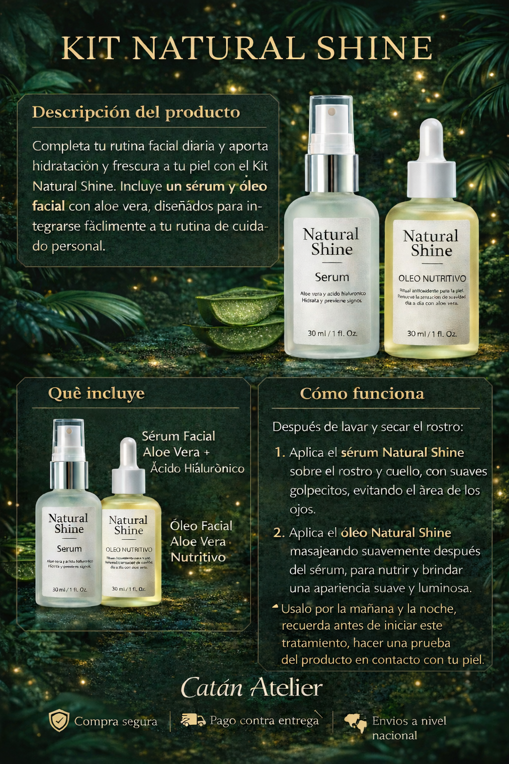 Kit x2 Natural Shine