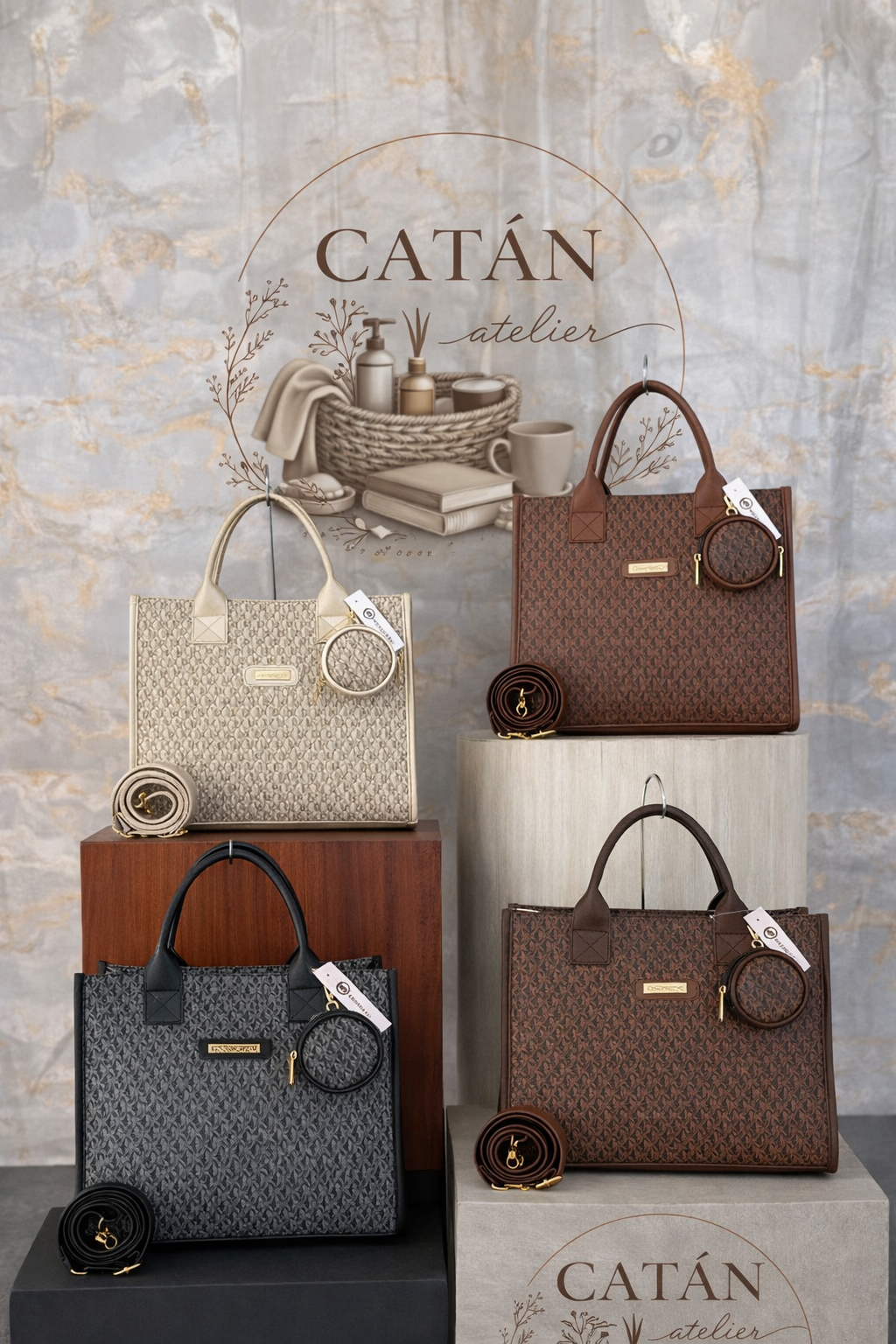 Bolso Dalia Mujer Elegante con Monedero
