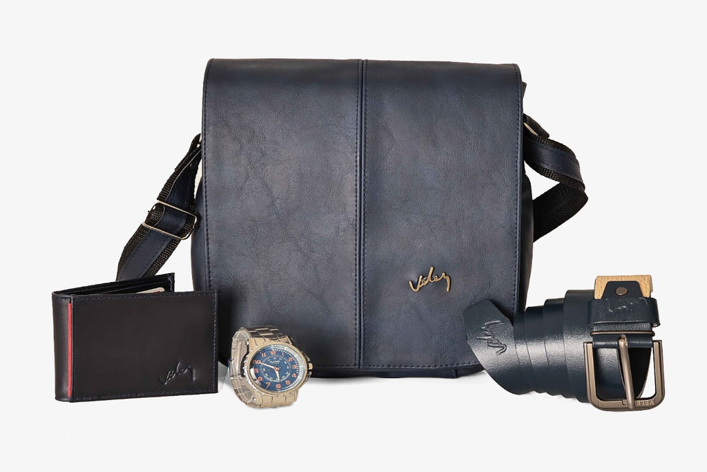 Kit X4 Tapa Larga con Reloj, Correa y Billetera
