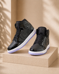 Tenis Urbanos Bota en Negro Mate