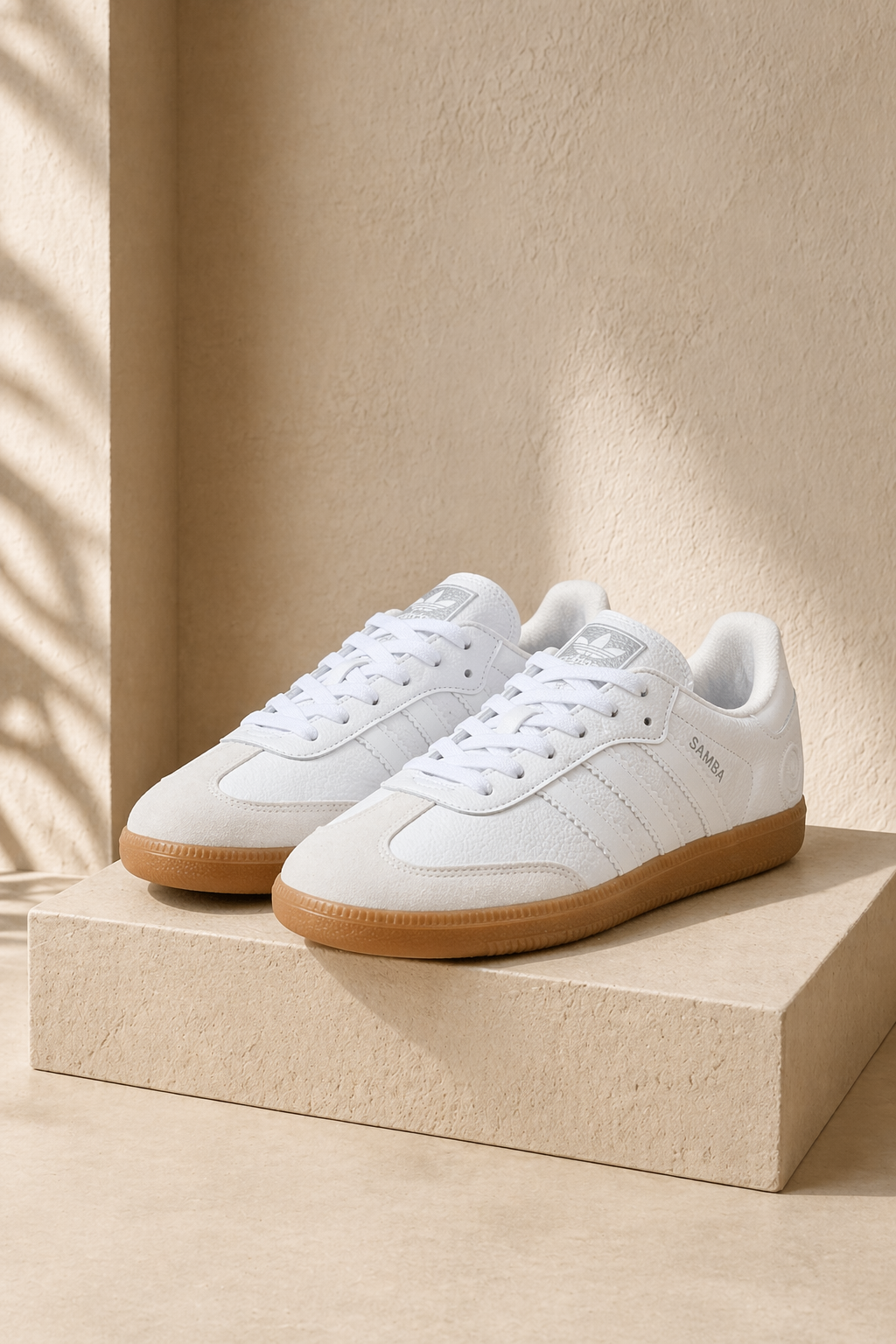 Tenis Samba ADI Blanca con Suela baja